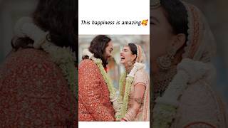 Happiness of wedding  Anant Ambani amp Radhika Merchant shorts anantambani radhikamerchant couple [upl. by Namyaw]