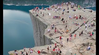 Hike to Preikestolen Pulpit Rock in Norway [upl. by Adnih]