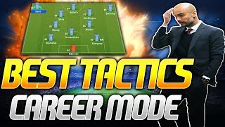 BEST CAREER MODE TACTICS  PEP GUARDIOLA TACTICS  FIFA 19 [upl. by Sucam]