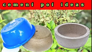 113  how to make cement planters  cement गमला कैसे बनाएं  DKcrafting775 [upl. by Shaughnessy474]