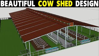 Cow Shed Plans and Design  Dairy Farm Design [upl. by Hernandez]