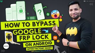 How To Bypass Google FRP Lock On Any Android Phone after factory reset 2023 Samsung FRP Bypass [upl. by Dahraf956]