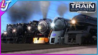 Train Simulator  Mighty American Loco Again RACE [upl. by Eisej946]