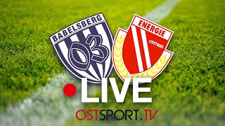 LIVE SV Babelsberg 03 vs FC Energie Cottbus  Regionalliga Nordost  SP30 [upl. by Seavey]