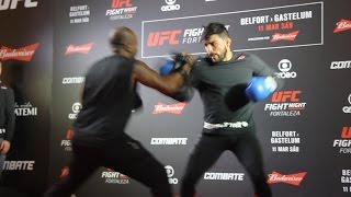 Kelvin Gastelum UFC Fight Night 106 Open Workout [upl. by Omrellug]