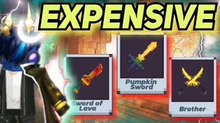 Most Expensive Sword Skin🤑  Blockman GO [upl. by Golter]