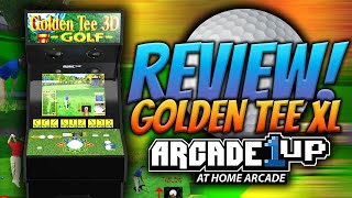 Arcade1Up Golden Tee 3D XL Cabinet Review Its Tee Time [upl. by Rihat]