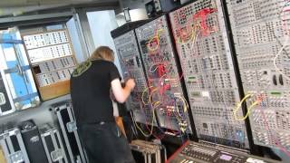 Venetian Snares in Tokyo  FiveG synth shop [upl. by Atinuj814]