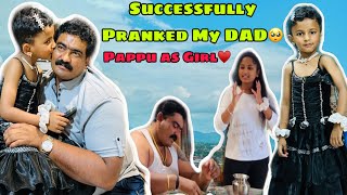 Successfully Pranked My DAD😂I Was In Tears😭Pappu As Girl🥳SPURTHI VLOGS [upl. by Erdnoid]