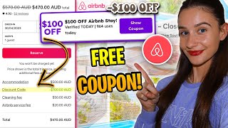 USE these Airbnb Coupon Codes for existing amp new users UPDATED 2023✅ Airbnb Discount Code [upl. by Connett]