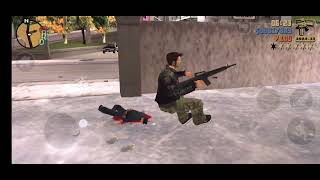 GTA 3 Marked Man walking Wanted 6 Stars Rampage [upl. by Anders]