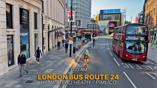 Londons Best Bus Route Discovering Londons Iconic Landmarks on Bus 24 from Hampstead to Pimlico 🚌 [upl. by Neehsas56]