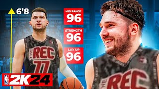 LUKA DONCIC BUILD w 96 Layup 96 Middy and 96 Strength  UNGUARDABLE [upl. by Horwitz]