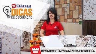 Revestimentos Para Cozinhas amp Banheiros [upl. by Ellerrehc]