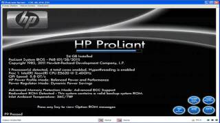 Setting up the iLO3 Interface on the HP DL360 G7 Server [upl. by Ravaj]