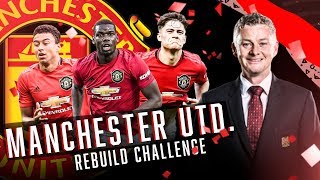 RONALDO KOPEN  MANCHESTER UNITED REBUILD CHALLENGE 1 [upl. by Neelyar867]