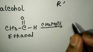 Preparation of alcohol using Grignard reagentwith example [upl. by Ecnarf214]