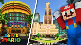 Super Mario Minecraft HIDE AND SEEK Coconut Mall  New Donk City [upl. by Morgana]