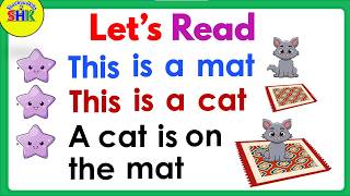 CVC sentencesEnglish Reading Practice CVC Phonics  Reading tutorial for kids suuuhuuukids [upl. by Maurice]