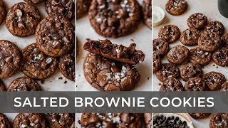 The BEST Salted Brownie Cookies [upl. by Tali]