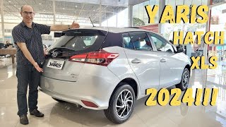 NOVO TOYOTA YARIS HATCH XLS 2024 CONFIRA TODOS OS DETALHES [upl. by Areht]