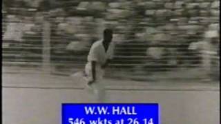 Longest run up in cricket  Wesley Winfield Hall Wes Hall [upl. by Aleek]