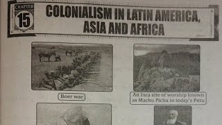 9th class social 15th chapterColonialism in Latin America Asiaand Africaall question and answers [upl. by Marilla795]