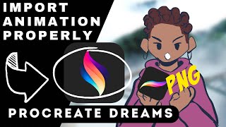 How to import animation in Procreate Dreams Read Pinned Comment [upl. by Tamar]