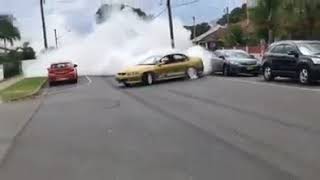 HOLDEN VX SS SUPERCHARGED LS1 BURNOUT  V8 REV LIMITER 65OHP [upl. by Antebi]