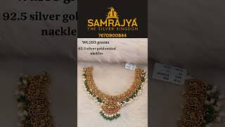 Necklace SAMRAJYA THE SILVER KINGDOM jewellery [upl. by Llertnor]