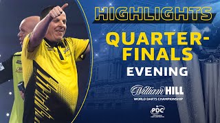 CHIZZY THUMPS MvG QuarterFinals Evening Highlights  202021 William Hill World Darts Championship [upl. by Cis]