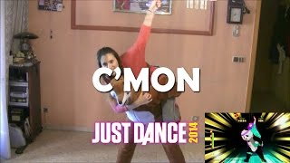 Just Dance 2014 quotCmonquot  Jugando con Kinect [upl. by Kcirtapnaes]