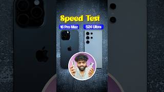 Ultimate Speed Test iPhone 16 Pro Max vs Samsung S24 Ultra 🔥 [upl. by Killian]