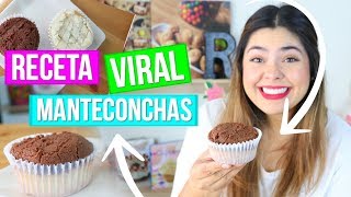 ¡MANTECONCHAS RECETA DEL FAMOSO PAN VIRAL  RebeO [upl. by Ehtiaf]