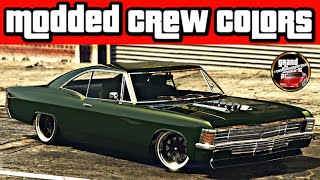 GTA V Modded Crew Colors WITH Social Club Tutorial [upl. by Hull]