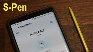 Galaxy Note 9  All SPen Bluetooth amp Remote Control Features Explained [upl. by Atilehs]