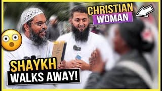 🥶🔥 EXPOSED Christian Woman  Shaykh Uthman WALKS AWAY🤯 [upl. by Pestana]