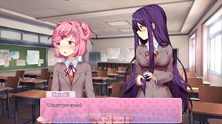 Natsuki asks Yuri an awkward question [upl. by Nerok]