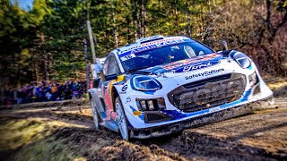 Best of WRC Rally Monte Carlo 2024  Crashes Action and Raw Sound [upl. by Auginahs]