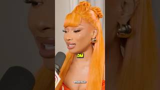 Megan Thee Stallion REVEALS the BEST CELEBRITY DM she has RECEIVED [upl. by Annawaj999]