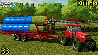 Collecting HAY and SILAGE BALES with ANDERSON RBM 2000  KOLONIA  EP 33 farmingsimulator22 [upl. by Salta]