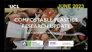 UCL Plastic Waste Innovation Hub Compostable Plastics Research Update June 2023 [upl. by Bred418]