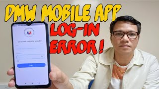 🔴DMW MOBILE APP REGISTRATIONLOGIN ERROR [upl. by Evvy109]