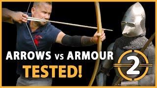 MEDIEVAL ARMOUR TESTED  Arrows vs Amour 2 [upl. by Ydnor]