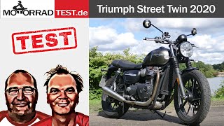 Triumph Street Twin  TEST 2020 deutsch [upl. by Nahtal]