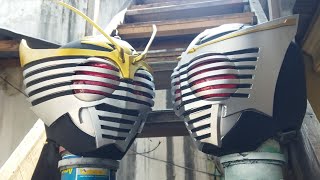 KAMEN RIDER RYUKI HELMET TEST [upl. by Jilleen583]