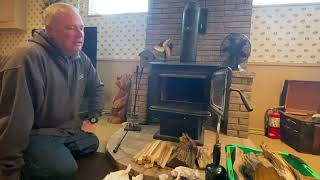 Wood Stove Down Draft Prevention [upl. by Yessac]