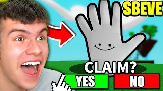 How To Get The SBEVE GLOVE FAST amp SHOWCASE In Roblox Slap Battles [upl. by Aihsoek]