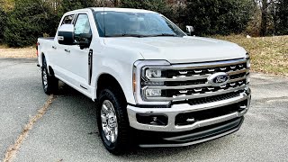 NEW 2023 HIGH OUTPUT FORD F250 LARIAT America’s Greatest Truck 500HP Turbo Diesel POV Review [upl. by Fidel]