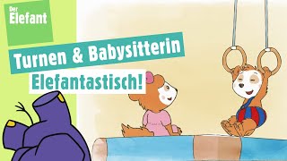 Bobo geht zum Kinderturnen amp Bobo und seine Babysitterin  Der Elefant  WDR [upl. by Sprague]